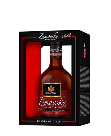 Zamoysky Brandy v kartóniku 40% 0.7L
