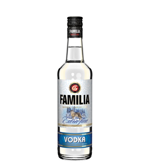 FAMILIA Vodka Extra fine 38% 0.5L