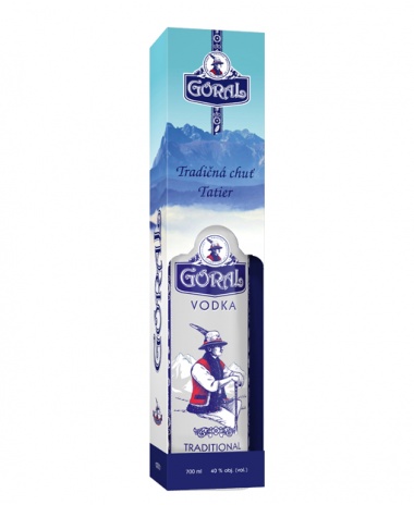 Goral Vodka v kartoniku 40% 0.7L