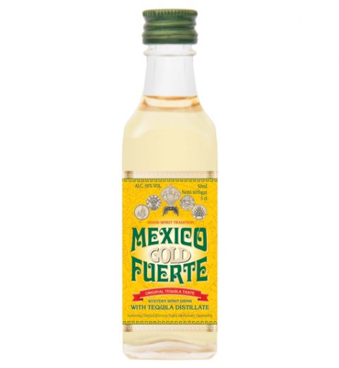 Mexico Fuerte Gold 38% 0.05L