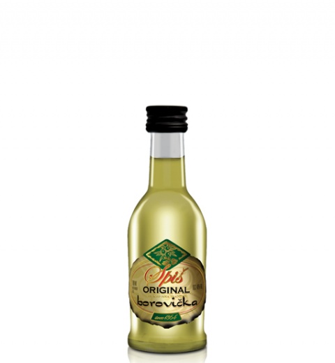 Spiš Original Borovička 40% 0.04L