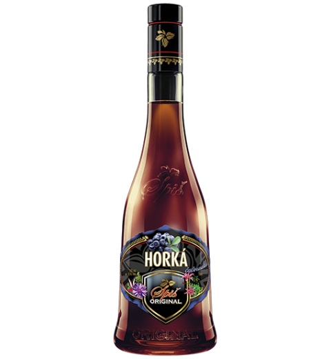 Spiš Original Horká Čučoriedka 35% 0.7L