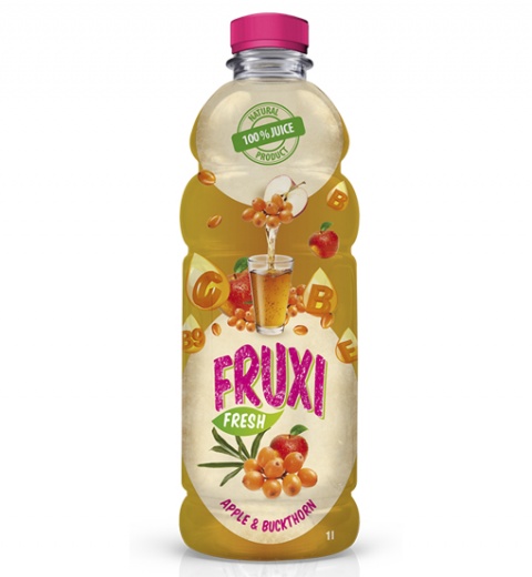 FRUXI FRESH Jablko a rakytník 1L PET