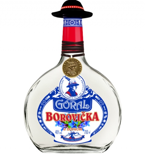 Goral Borovička s horcom 40% 0.7L