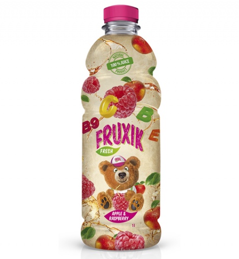 FRUXIK FRESH Jablko a malina 1L PET dets. 