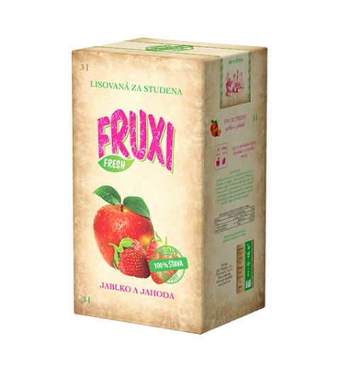 FRUXI FRESH Jablko a jahoda 3L